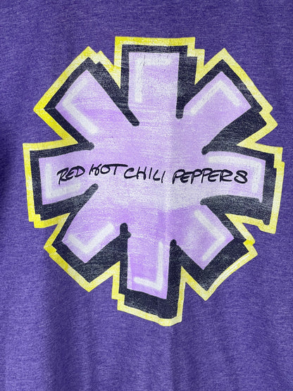 Red Hot Chili Peppers 2016 Getaway Tour Band Tee Purple Size Men's Medium