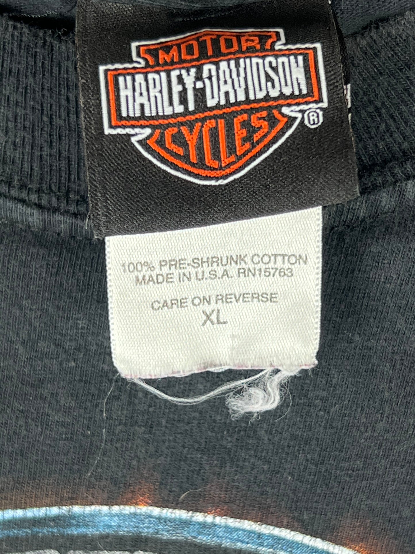 Vintage Made in USA Harley Davidson Sturgis 2005 Black Hills Rally 65th Anniversary T-shirt Men's Size XL
