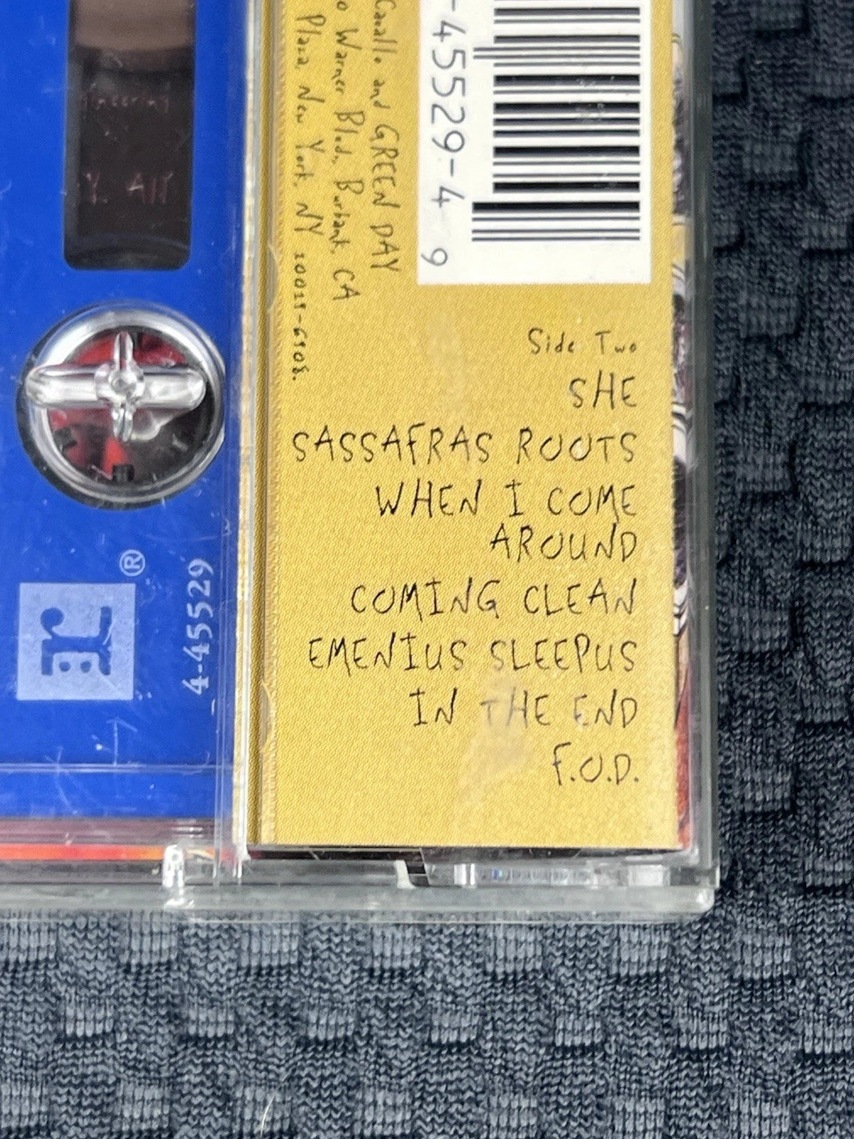 Green Day Dookie Blue Cassette Tape Alternative Punk Rock 1994