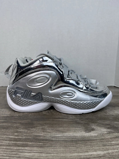 Fila Grant Hill 3 Silver Metallic 1BM01759-050 Men’s Size 6.5 Basketball Shoe
