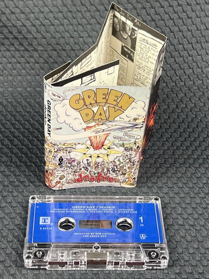 Green Day Dookie Blue Cassette Tape Alternative Punk Rock 1994
