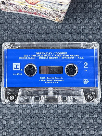 Green Day Dookie Blue Cassette Tape Alternative Punk Rock 1994