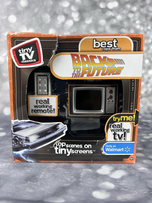 Back to the Future Tiny TV Classics – Mini Collectible TV w/Remote